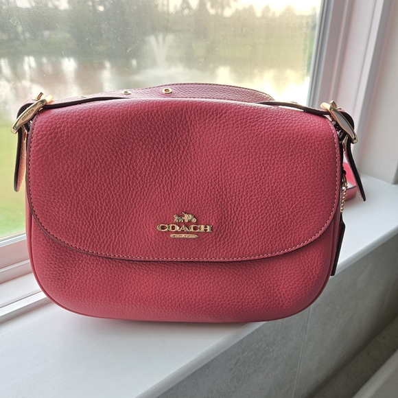 Coach Handbags - COACH Macie NWOT Pebbled Leather Saddle Bag CB896